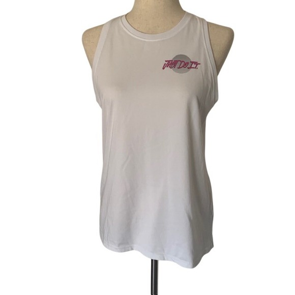 Nike Dri-FIT Tank Top Bundle 2PK Size S Graphic Back Logo NWT Criss Cross Back - Picture 2 of 15